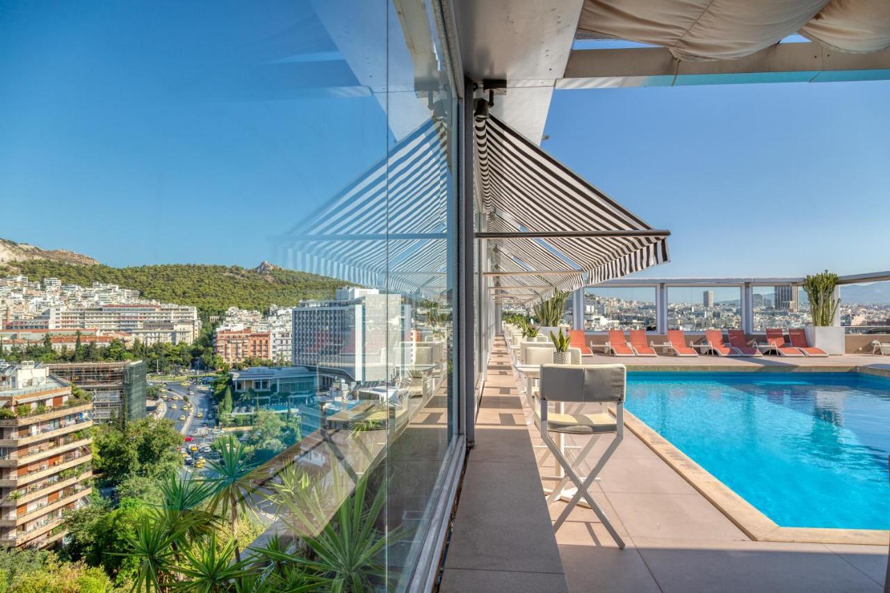Divani Caravel Athens Ngoại thất bức ảnh The pool at the hotel